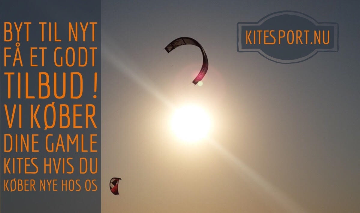 Hos kitesport er vi friske på en god handel. Byt dit udstyr og få et godt tilbud
