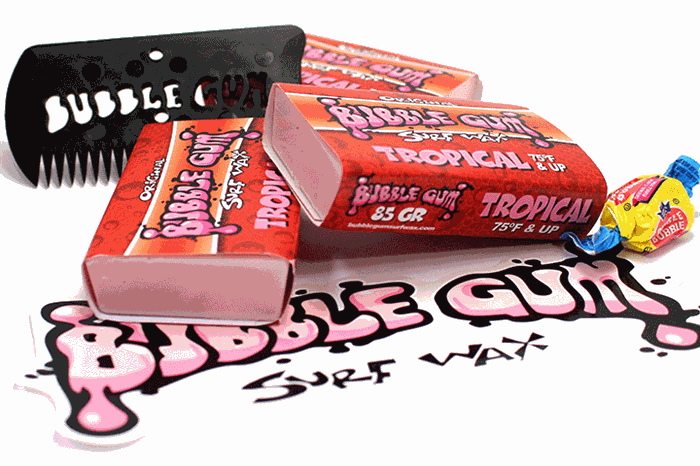 BUBBLE GUM - RED SURF WAX TROPIC - >23°C