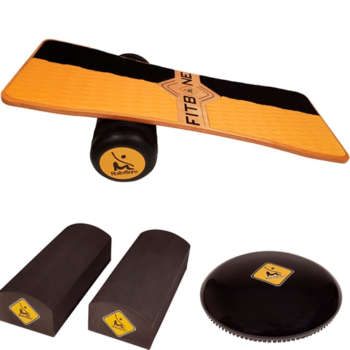 ROLLERBONE FITBONE PRO BALANCE BOARD SÆT (BLOK + SOFTPAD)