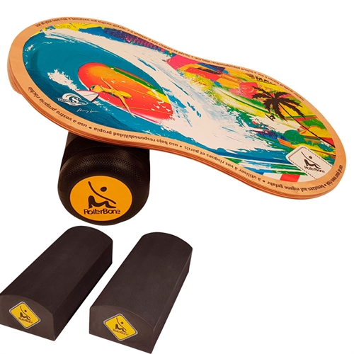 ROLLERBONE SHABBY PRO BALANCE BOARD SÆT (BLOK)