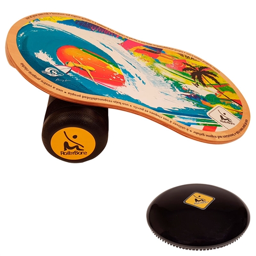 ROLLERBONE SHABBY PRO BALANCE BOARD SÆT (SOFTPAD)