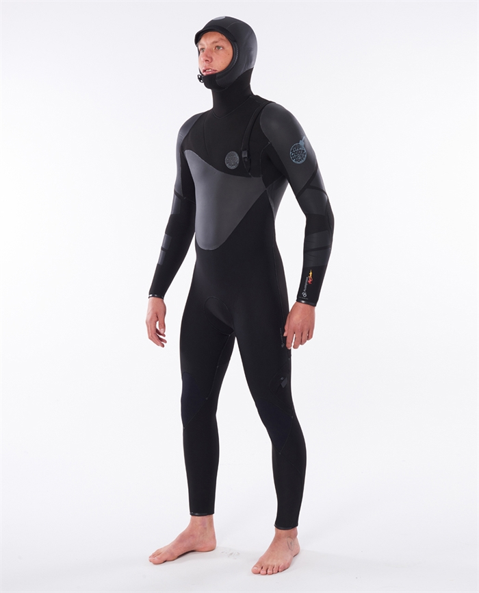 RIP CURLFlashbomb Heat Seeker 5/4 Hooded Wetsuit